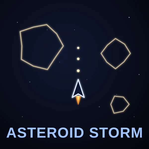 Asteroid Storm — Classic Arcade Space Shooter Game
