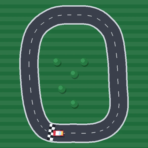 Circuit Racing — Classic Top-Down Time Trial Racer