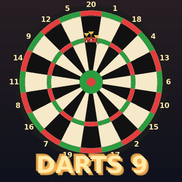 Darts 9 — Max Score Aim Challenge