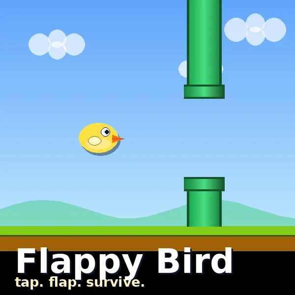 Flappy Bird — Tap to Flap, Dodge Pipes