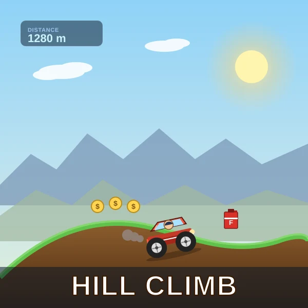 Hill Climb — Endless Physics Driving Game