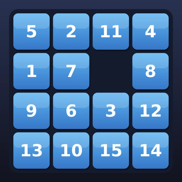 Sliding Puzzle — Free 15 Puzzle Game to Play Online