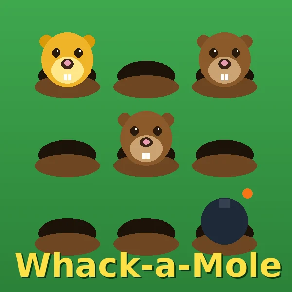 Whack-a-Mole — Tap Fast Reflex Game
