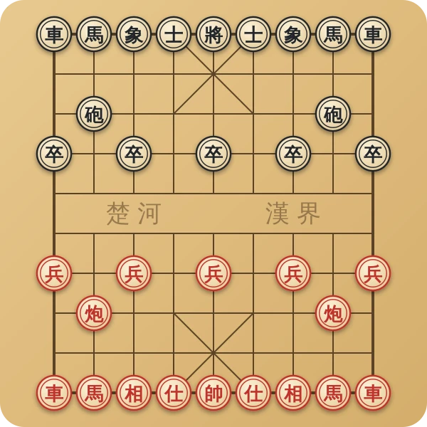 Xiangqi — Échecs Chinois en Ligne contre l'Ordinateur